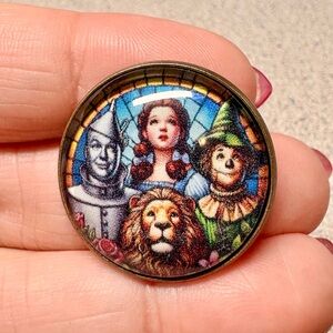 Wizard of Oz Art Button